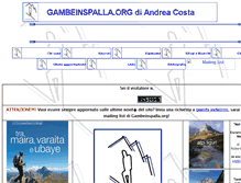 Tablet Screenshot of gambeinspalla.org